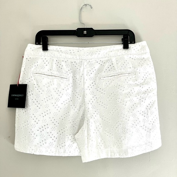 Cynthia Rowley White Eyelet Short Brand New Size 10 - Picture 4 of 9